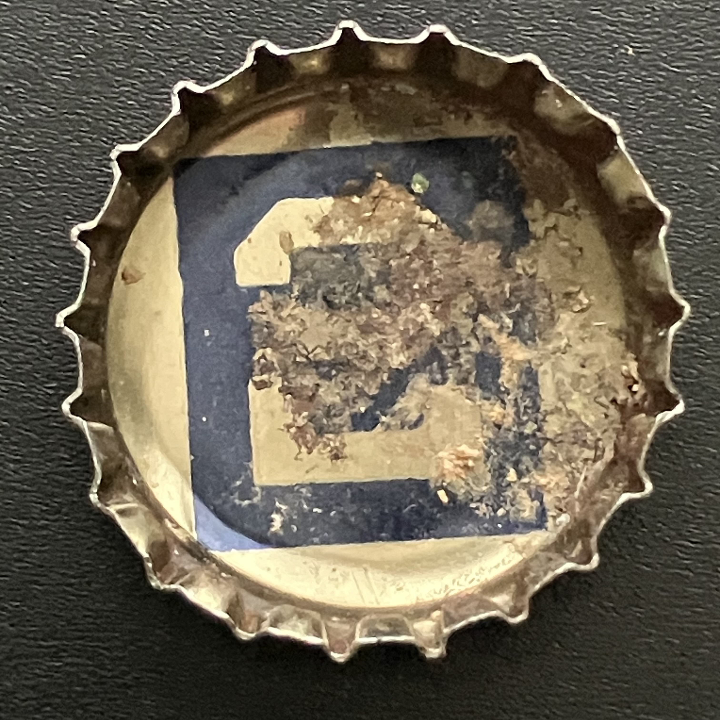 crown-cap liner of US Army insignia for Second Army