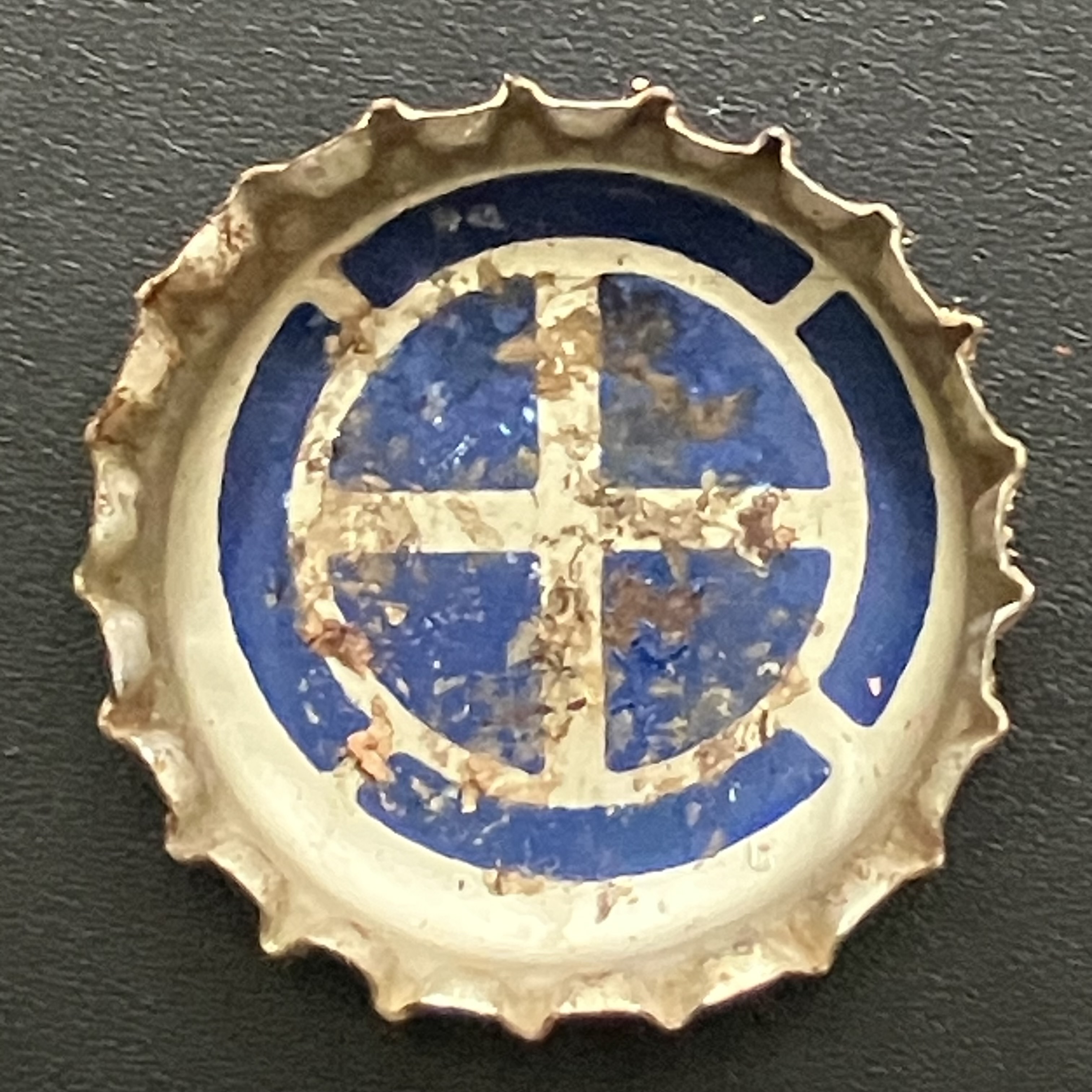 crown-cap liner of US Army insignia for 35th Division